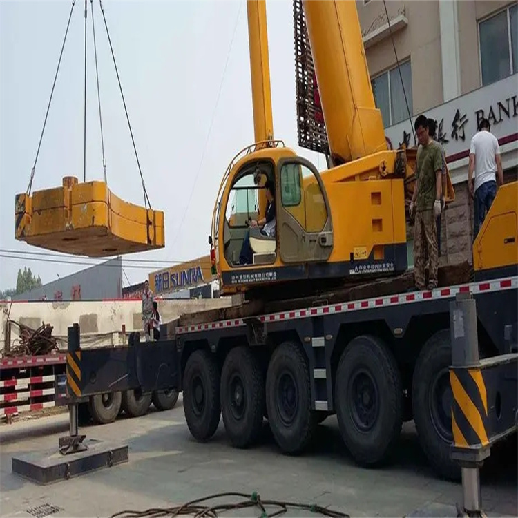 太和县当地吊车出租|机器吊装|75吨|工厂搬迁服务